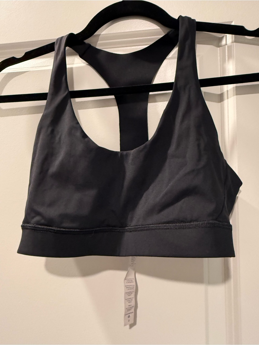 lululemon athletica Black Racerback Sports Bra